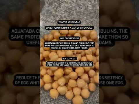 What is Aquafaba? The best vegan egg substitute!